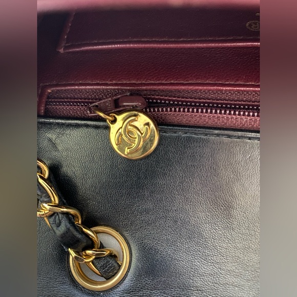 Vintage Chanel Small Diana Lambskin Handbag - Picture 14 of 16